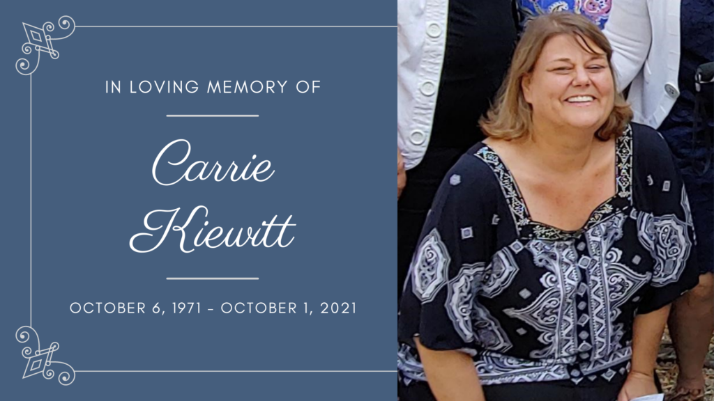 Carrie Kiewitt Memory