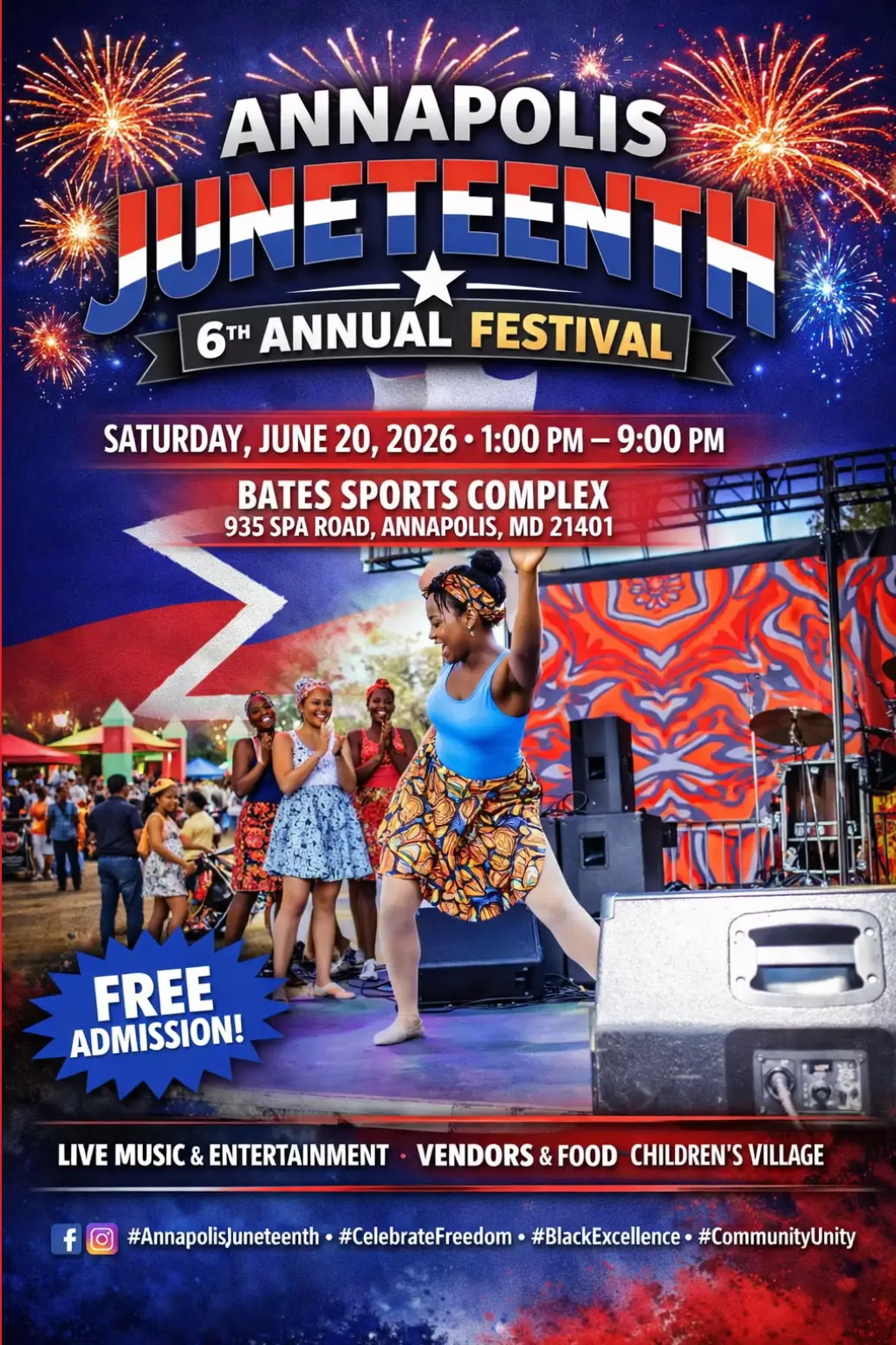 Annapolis Juneteenth Festival poster