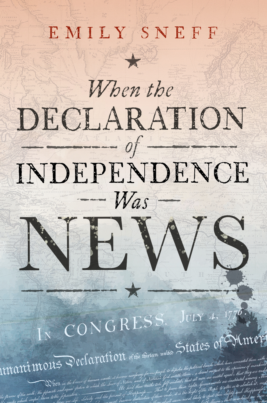 Book cover for When the Declaration of Independence Was News
