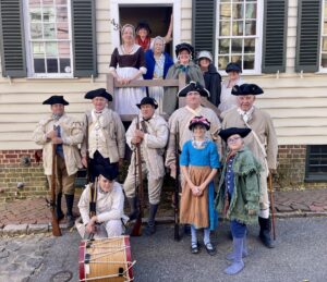 Reenactors of the First Maryland Regiment